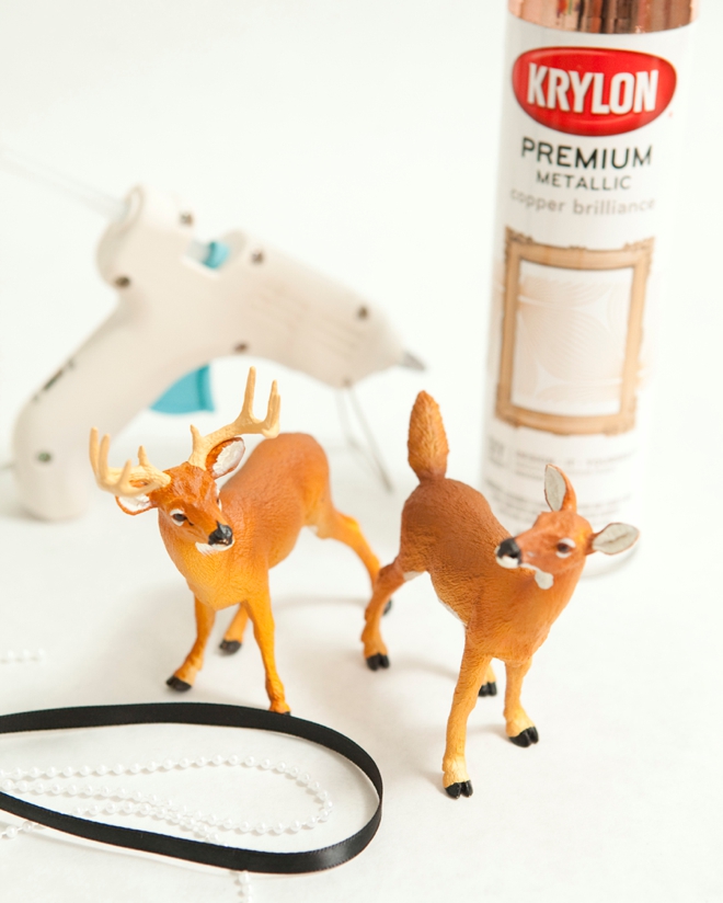 DIY Painted Animal Cake Toppers