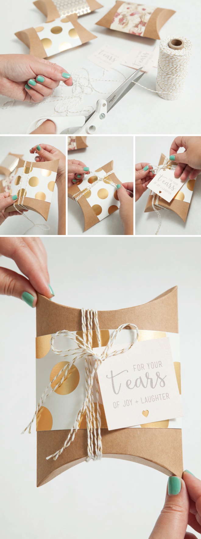 DIY IdeaWedding Handkerchief
