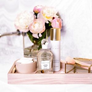 Pretty makeup and skincare.