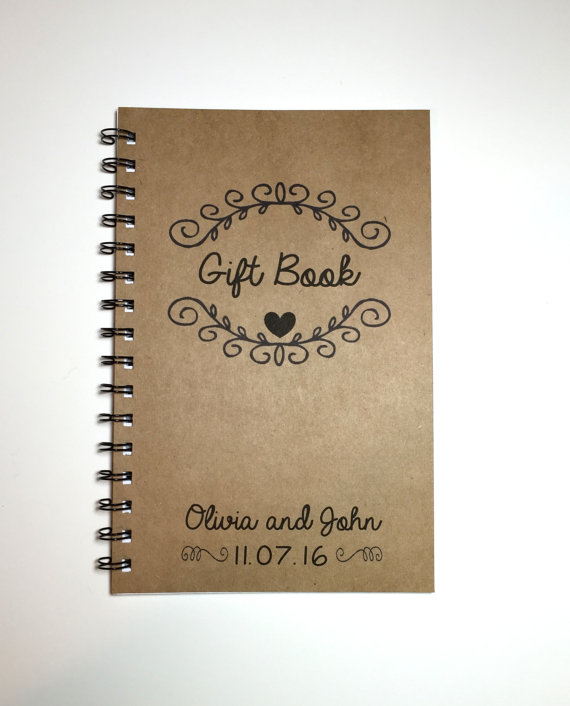 ... up with all of your wedding gifts in this darling Gift Book journal