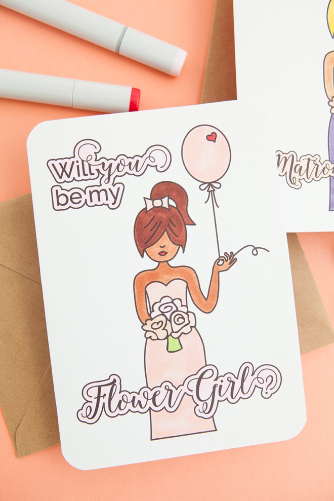 Satisfactory image within will you be my flower girl free printable Enterprising image pertaining to will you be my flower girl free printable