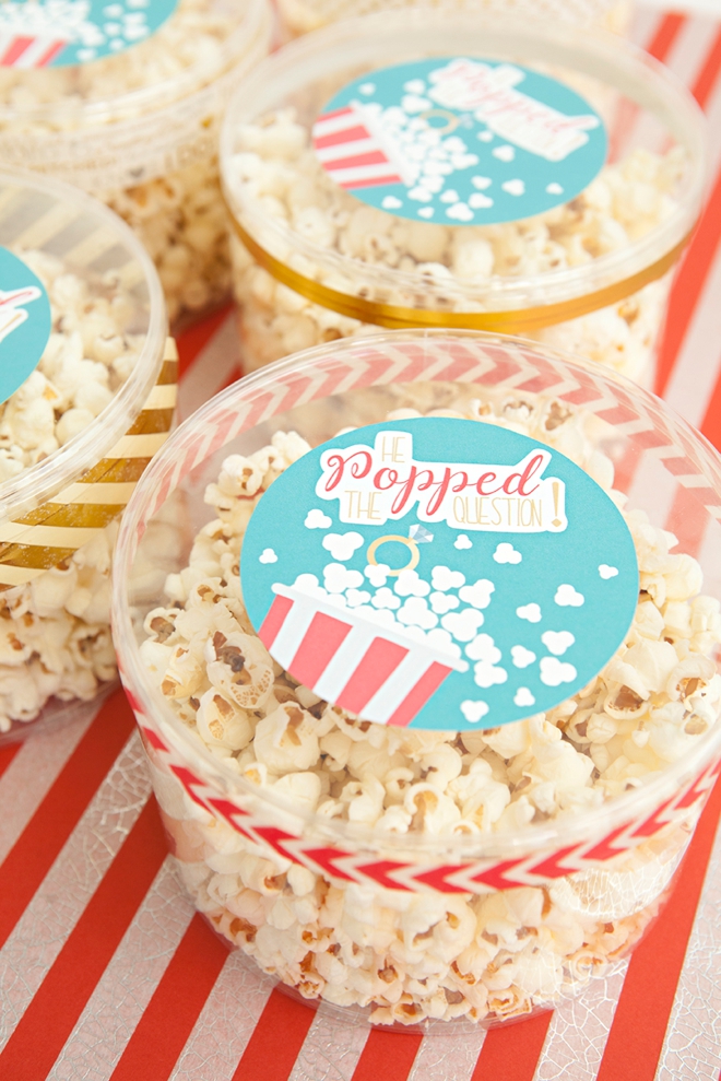DIY lembrancinha de casamento barata: pipoca