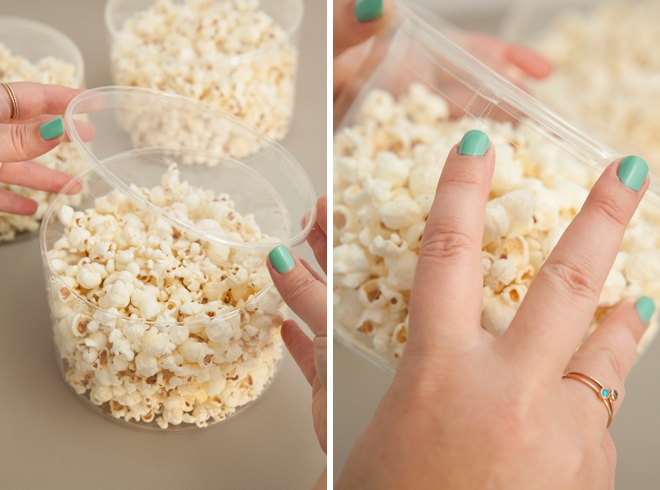 DIY lembrancinha de casamento barata: pipoca