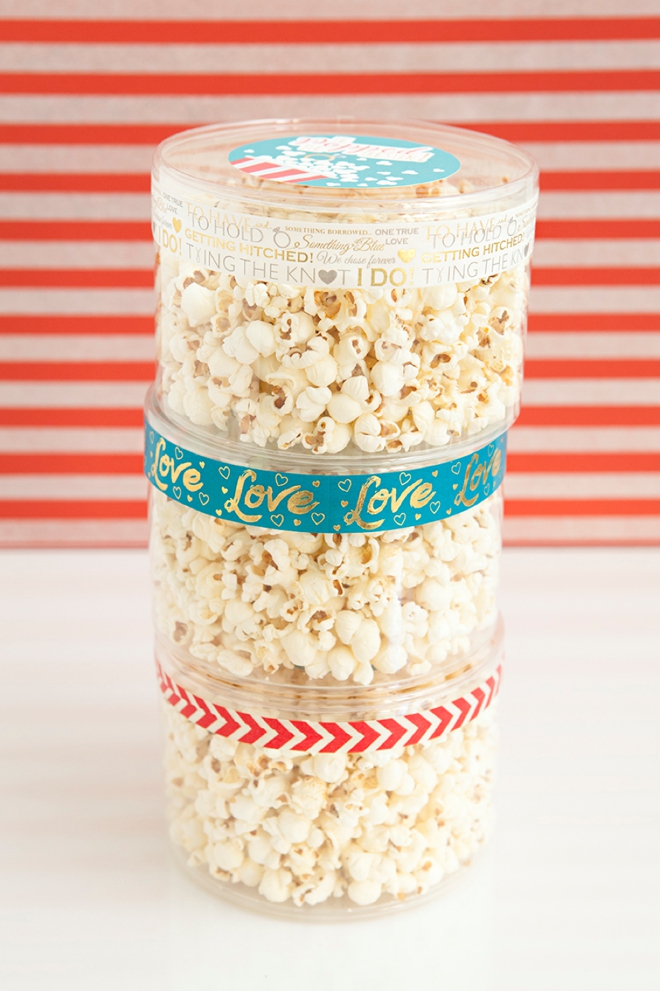 DIY lembrancinha de casamento barata: pipoca
